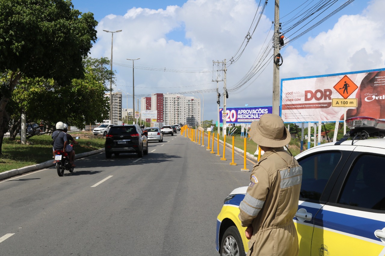 Trânsito sobre a ponte do Rio Poxim fica em meia pista até o final do mês de maio - SMTT Aracaju